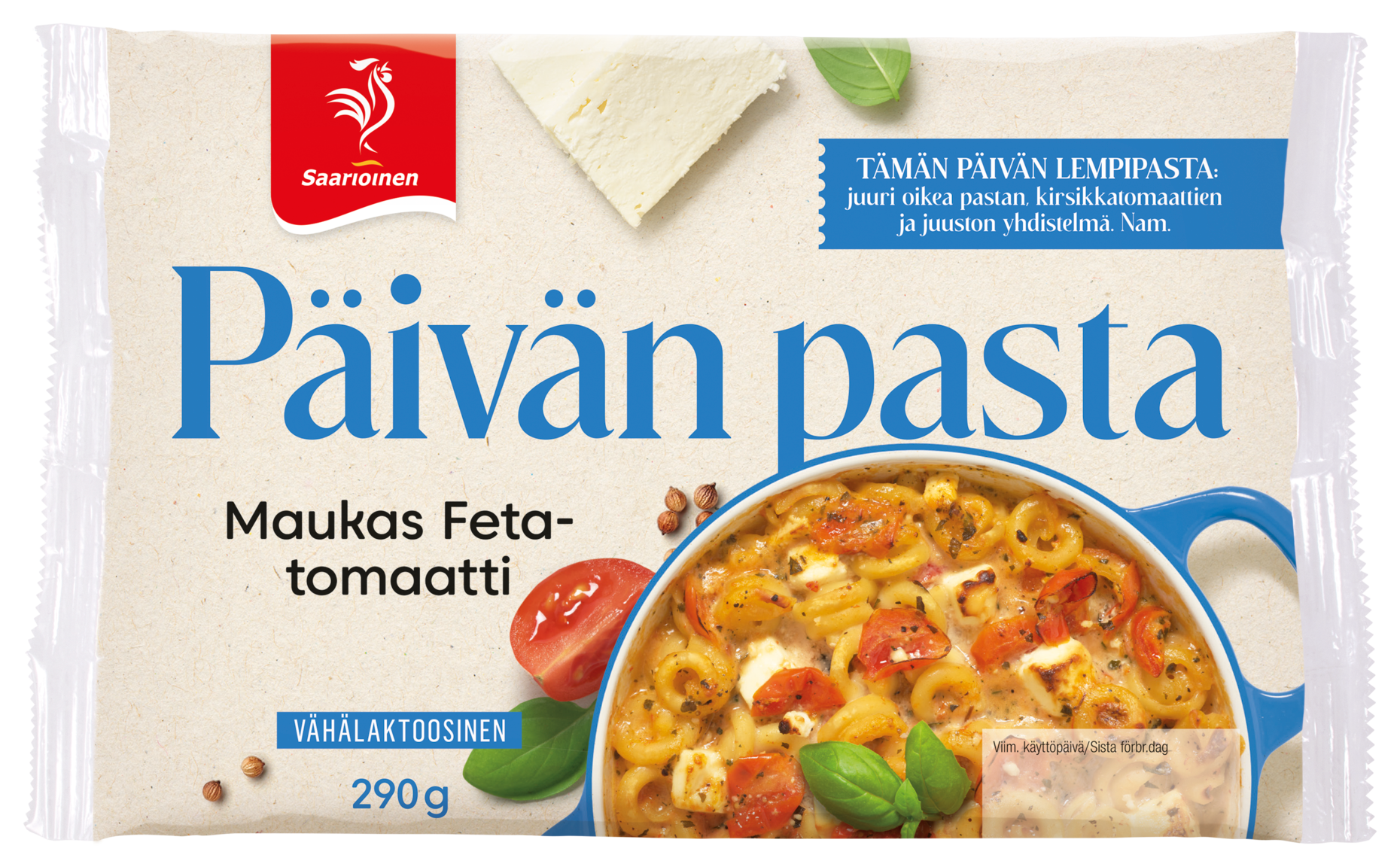 Maukas Feta-tomaattipasta 290 g - Saarioinen